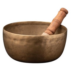Old bronze Nepali Singing bowl from Nepal