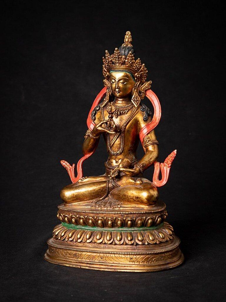 Old Bronze Nepali Vajrasattva Statue from Nepal For Sale at 1stDibs