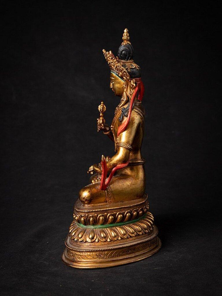 Old Bronze Nepali Vajrasattva Statue from Nepal For Sale at 1stDibs