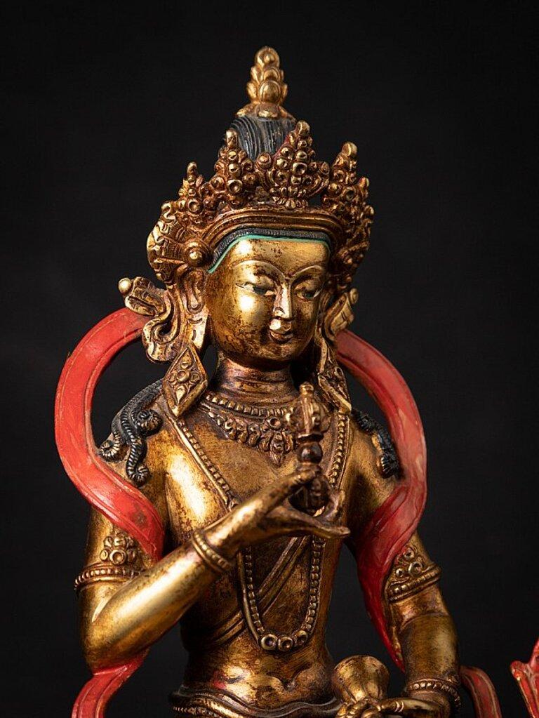 Old Bronze Nepali Vajrasattva Statue from Nepal For Sale at 1stDibs