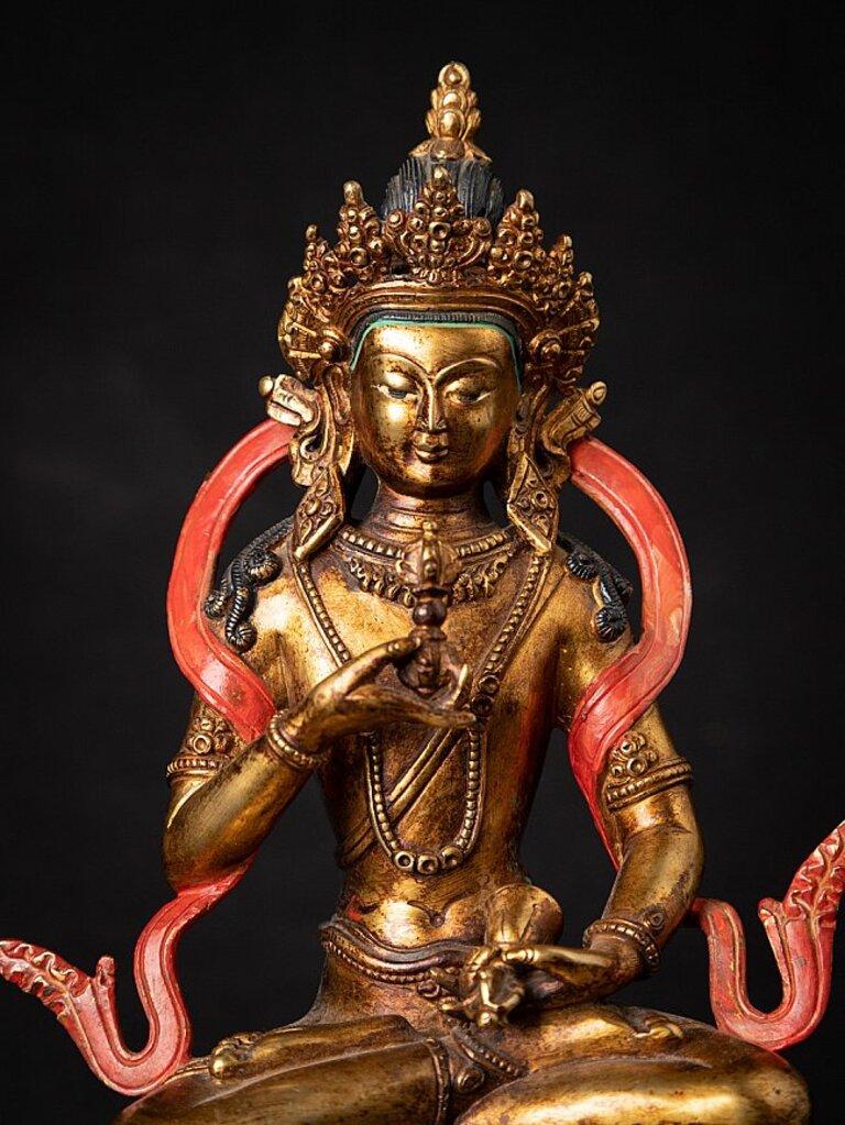Old Bronze Nepali Vajrasattva Statue from Nepal For Sale at 1stDibs
