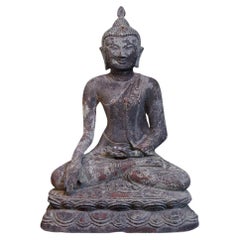 Vintage Old Bronze Pagan Buddha from Burma