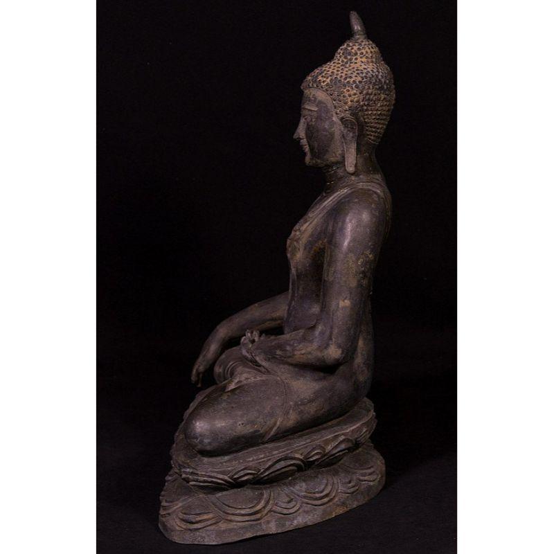 Old Bronze Pagan Buddha Statue from Burma 9