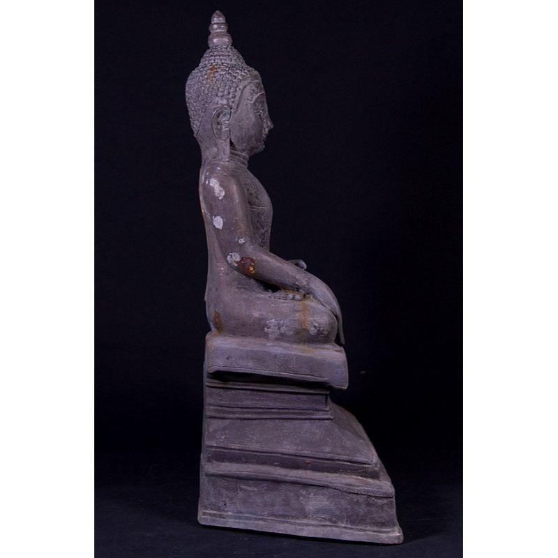 20th Century Old Bronze Shan Buddha Statue from Burma For Sale