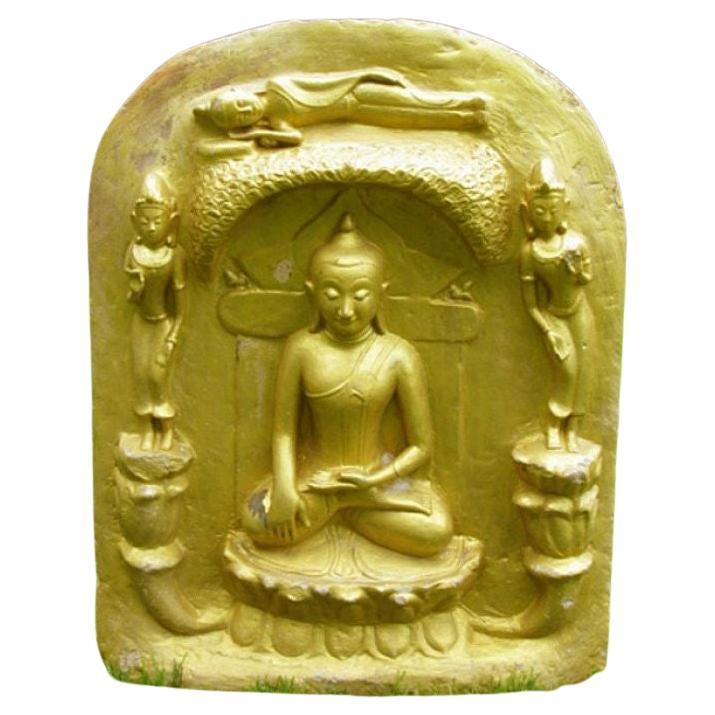 Old Buddha Plate from Burma