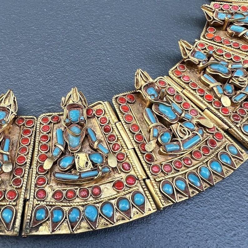 Collana con collare di dichiarazione dei primi del Novecento, fatta a mano in vendita 2