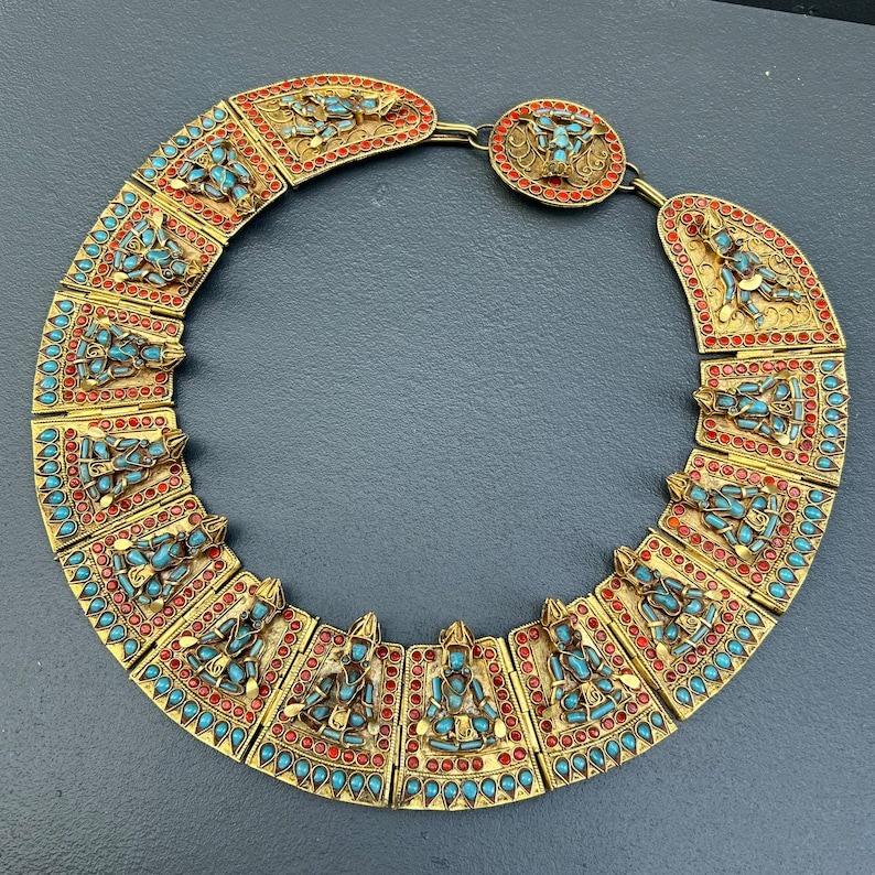 Collana con collare di dichiarazione dei primi del Novecento, fatta a mano in vendita 5