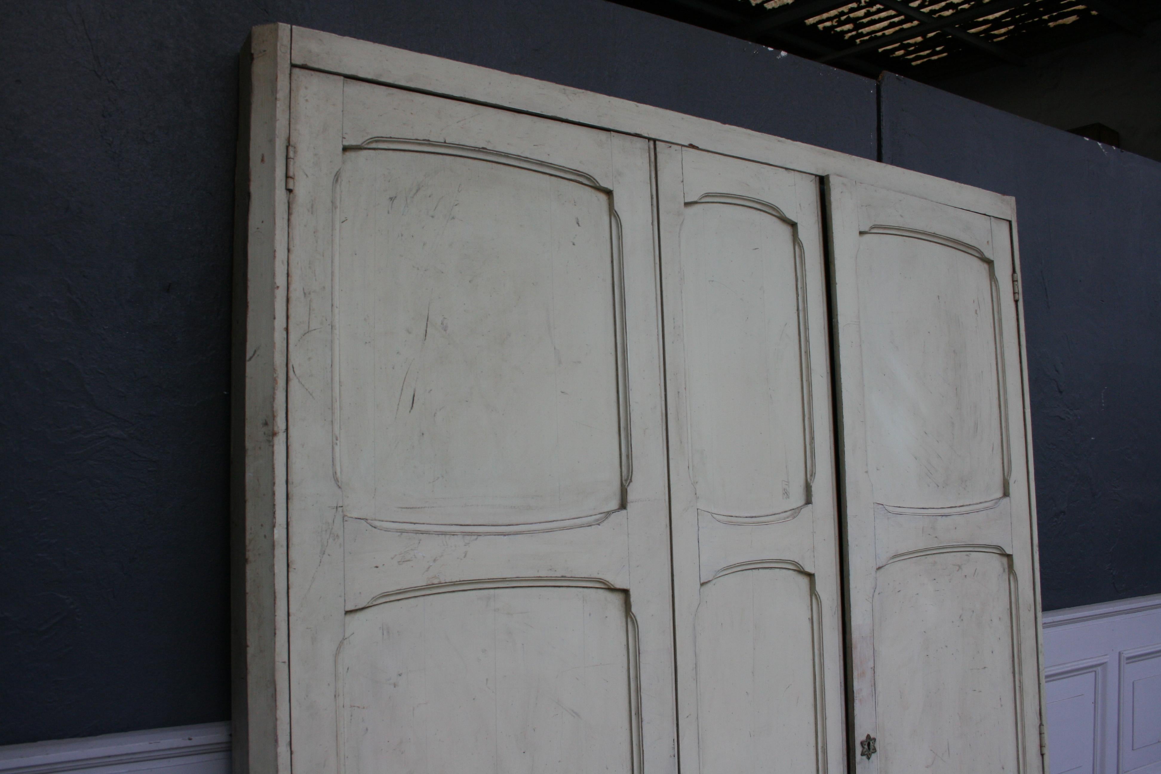 Modern Old Built-In Wardrobe Front, Germany, circa 1920 For Sale