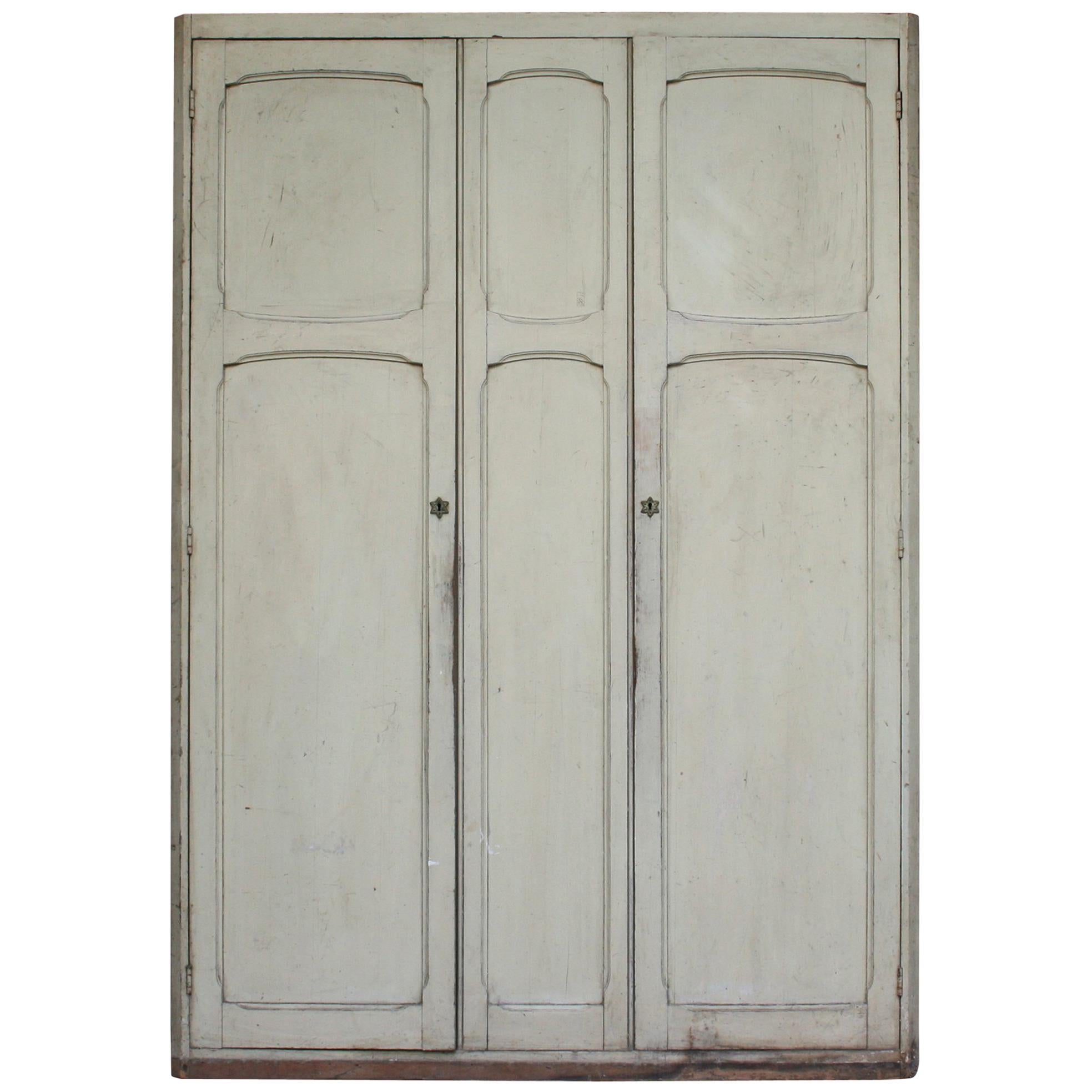 Old Built-In Wardrobe Front, Germany, circa 1920 For Sale