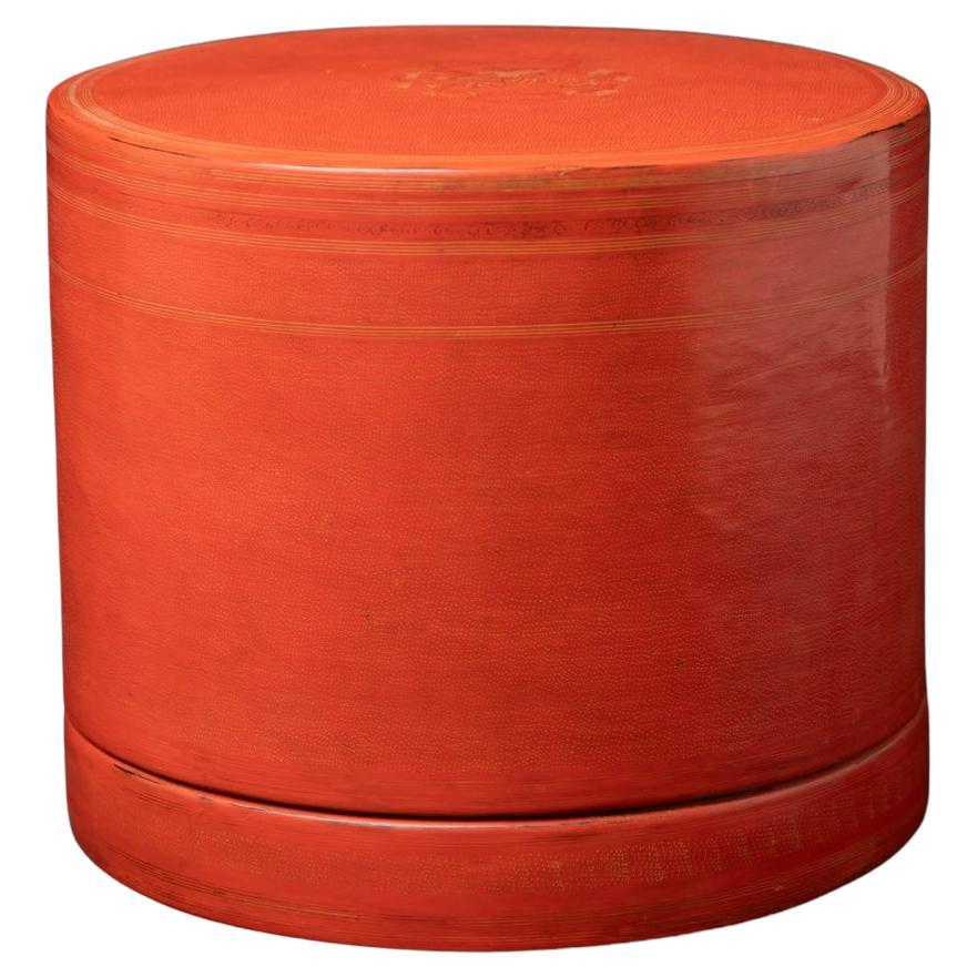 Old Burmese lacquerware betelnut box from Burma