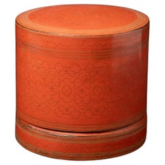 Antique Old Burmese lacquerware betelnut box from Burma
