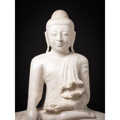 Old Burmese Marble Buddha Statue from, Burma