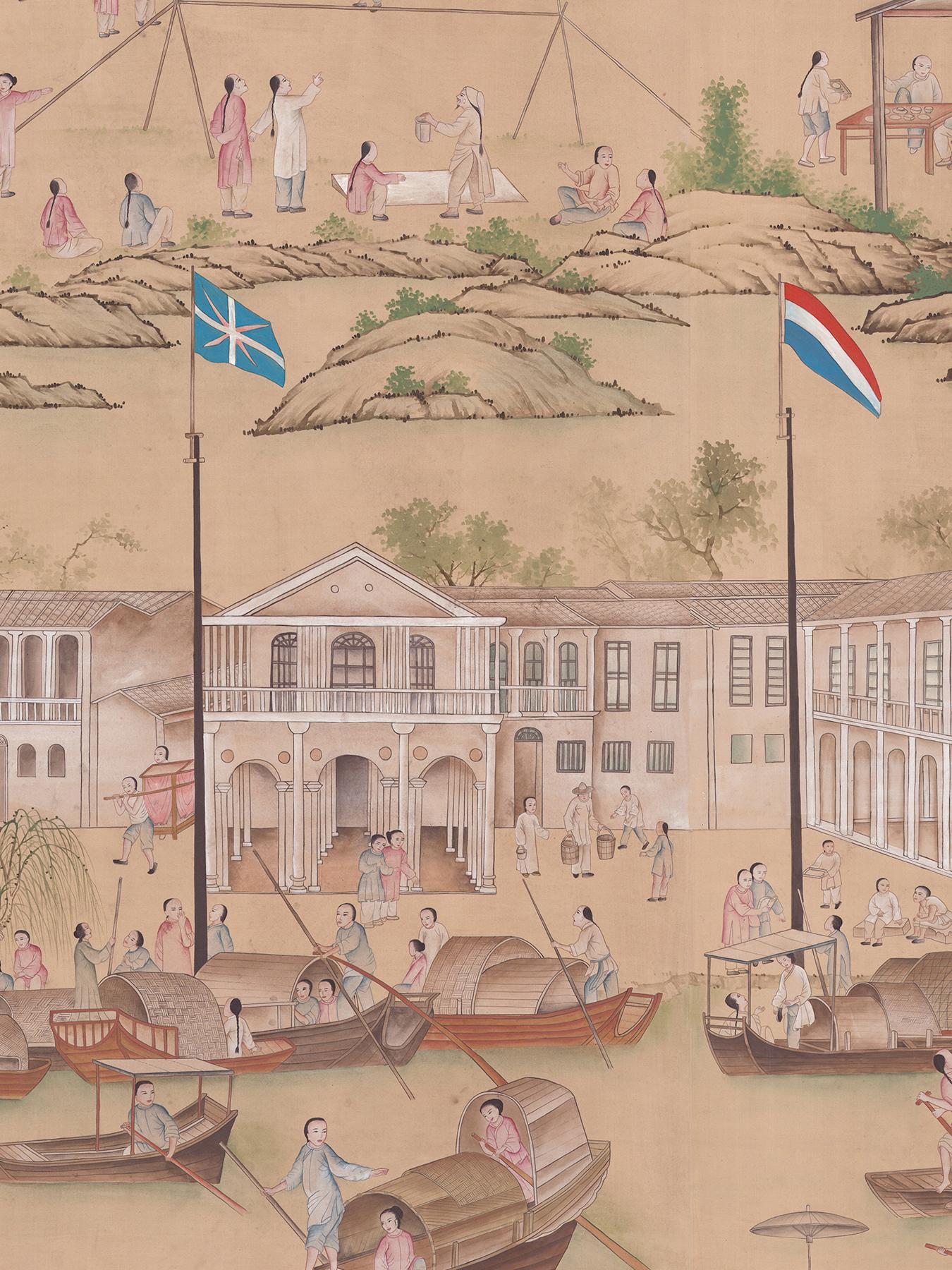 Papel pintado Viejo Cantón Chinoiserie en venta