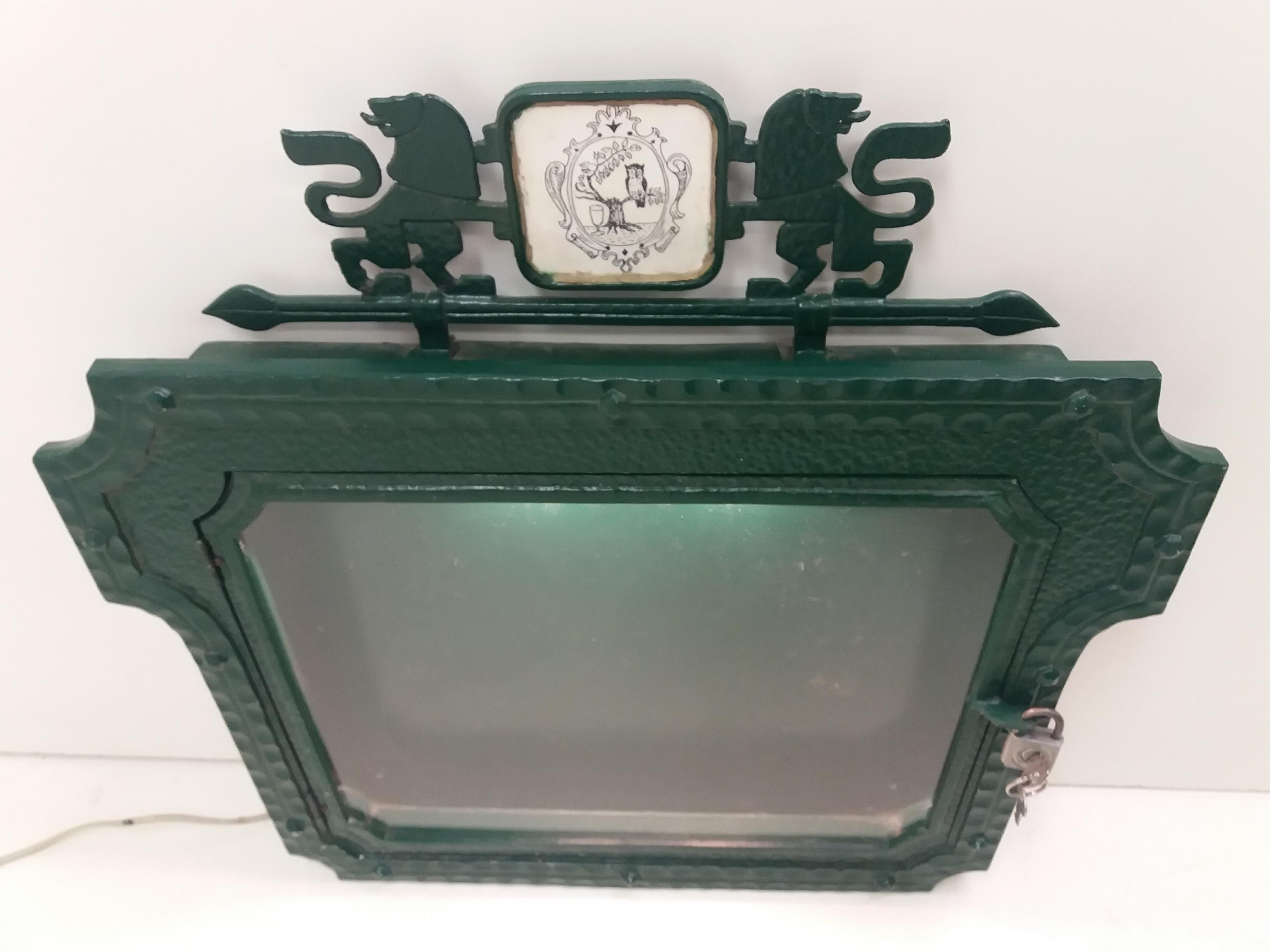 Old Cast-Iron Showcase, 1920s For Sale 5