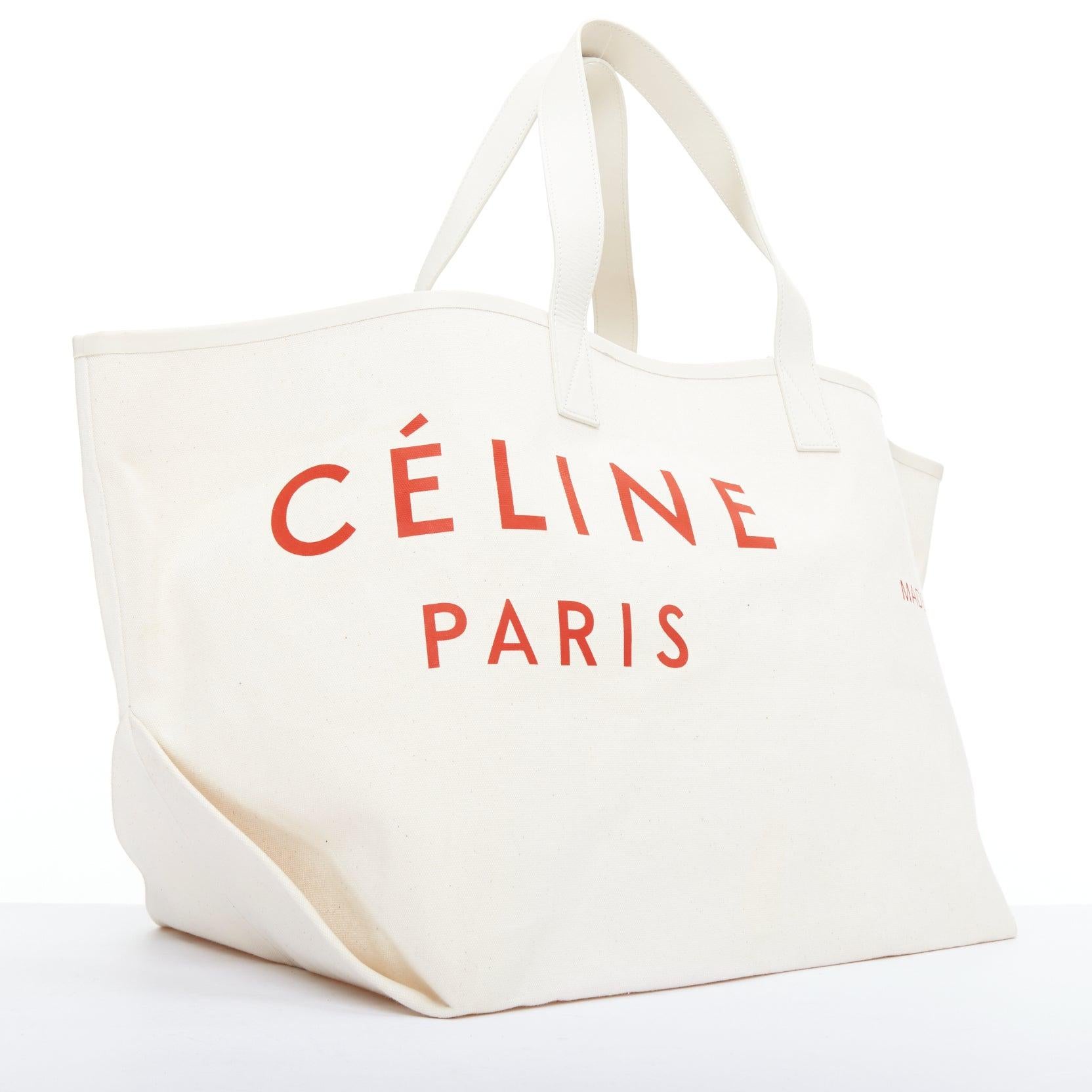 Celine logo tote bag hotsell