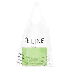 ICONIC CELINE PVC RUNAWAY 2018 PHOEBE PHILO ERA VINYL CLEAR TOTE SHOPPING  BAG