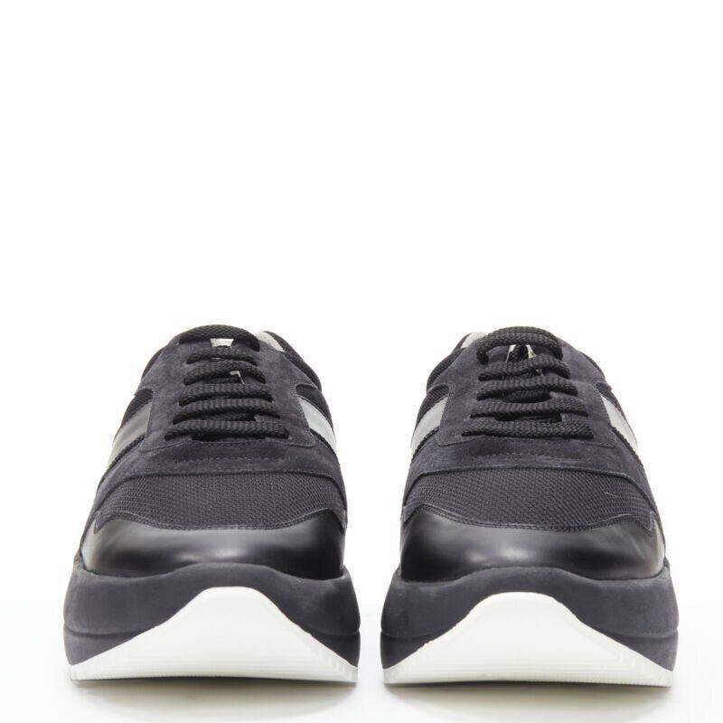 OLD Celine Phoebe Philo 2018 Runway noir plateforme chunky dad sneaker EU41 Excellent état - En vente à Hong Kong, NT