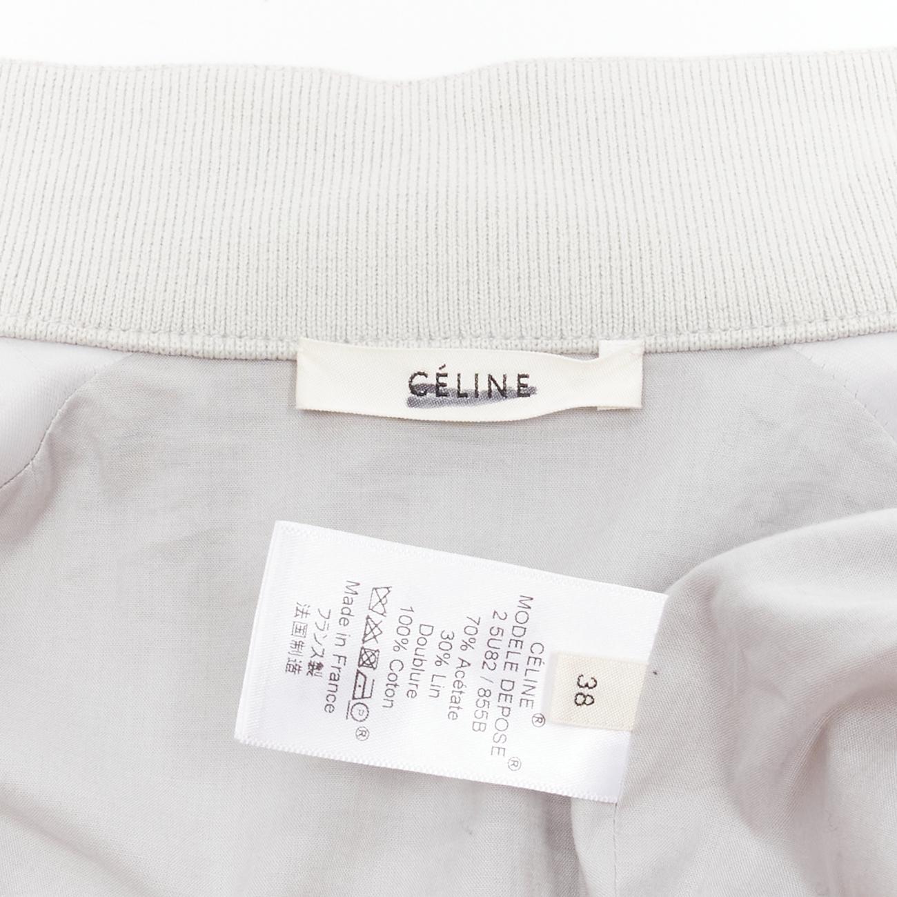 OLD CELINE Phoebe Philo 2018 Laufsteg-Bomberjacke aus grauem Kokon FR38 M im Angebot 5