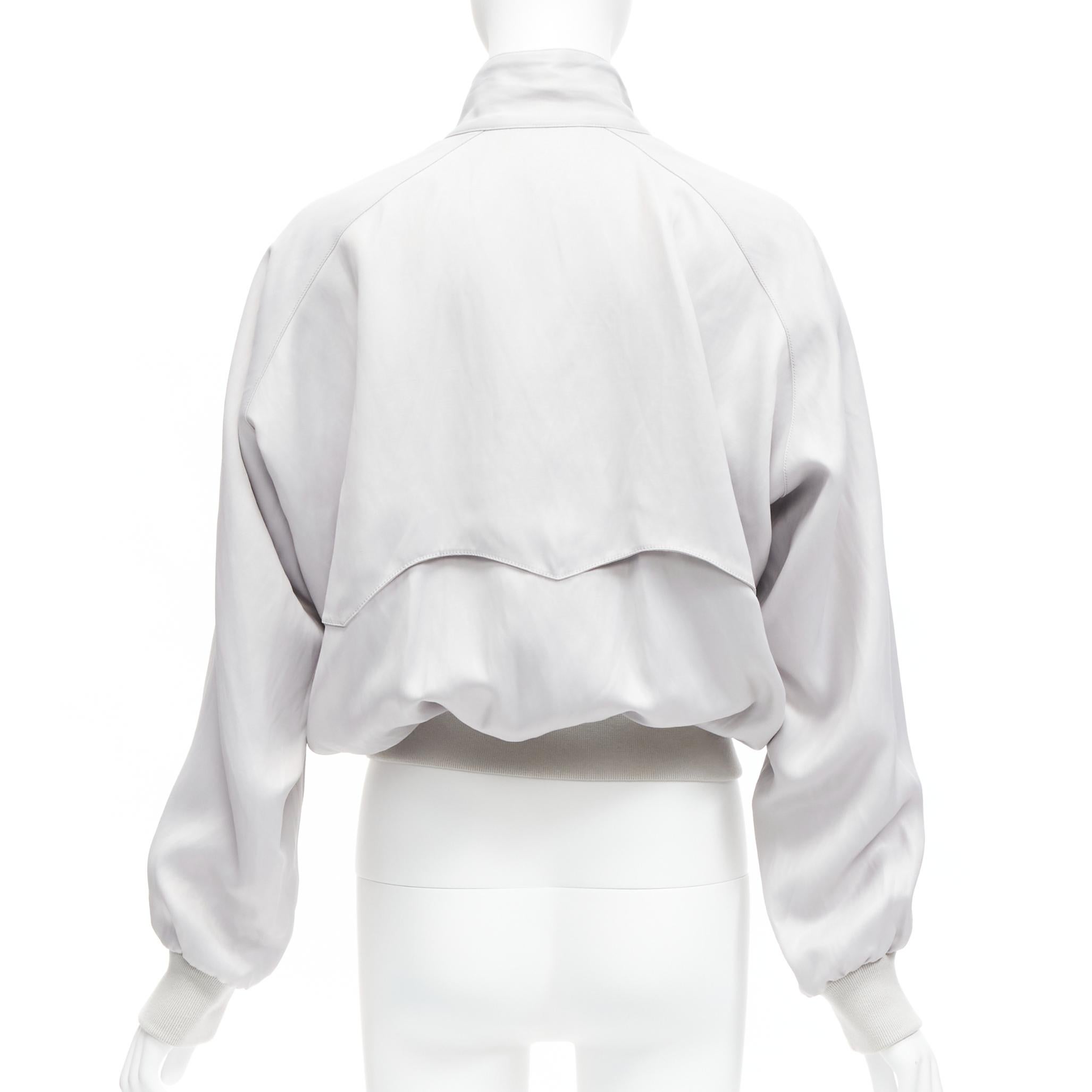 OLD CELINE Phoebe Philo 2018 Laufsteg-Bomberjacke aus grauem Kokon FR38 M im Angebot 1