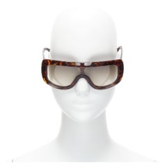 Occhiali da sole OLD Celine Phoebe Philo 41377S tartaruga marrone con lenti a scudo