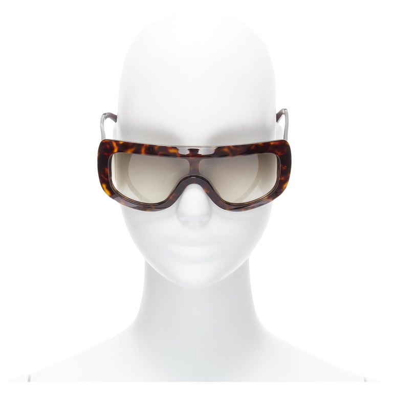 OLD CELINE Phoebe Philo 41377S tortoise brown shield lens 