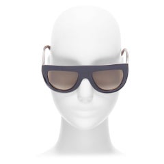 Occhiali da sole OLD Celine Phoebe Philo 41398S Andrea navy con lenti ombreggiate in acetato