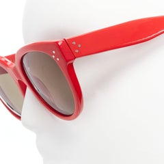 OLD CELINE Phoebe Philo CL41755 Audrey rote graue Linse Sonnenbrille