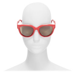 Vecchi occhiali da sole Celine Phoebe Philo CL41755 Audrey con lenti rosse e grigie
