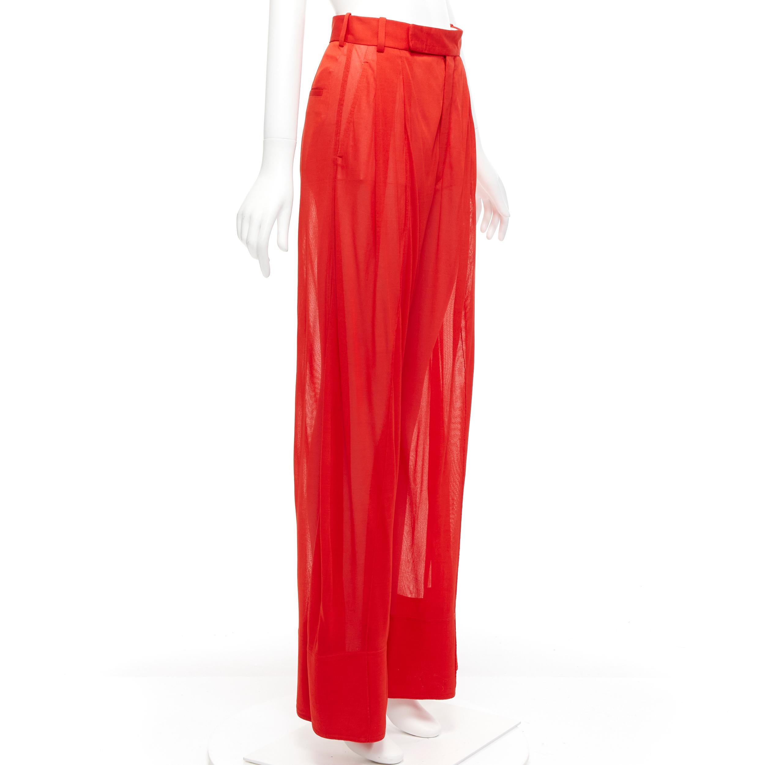 VECCHI CELINE Phoebe Philo pantaloni a gamba larga con cuciture solide e trasparenti FR36 S
Riferimento: TGAS/D01149
Marchio: Celine
Designer: Phoebe Philo
Materiale: Viscosa
Colore: rosso
Modello: Tinta unita
Chiusura: Zip Fly
Fodera: