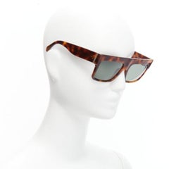 OLD CELINE Phoebe Philo SC1756 ZZ Top braun Havanna Acetat quadratische Sonnenbrille