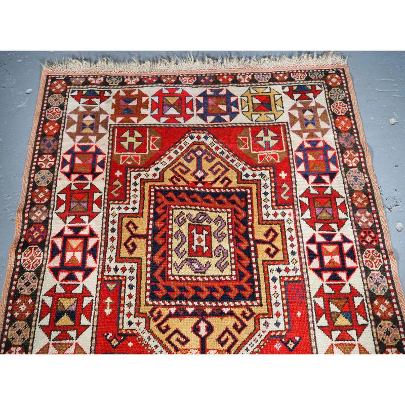 Old Central Anatolian Konya Rug In Excellent Condition For Sale In Moreton-In-Marsh, GB
