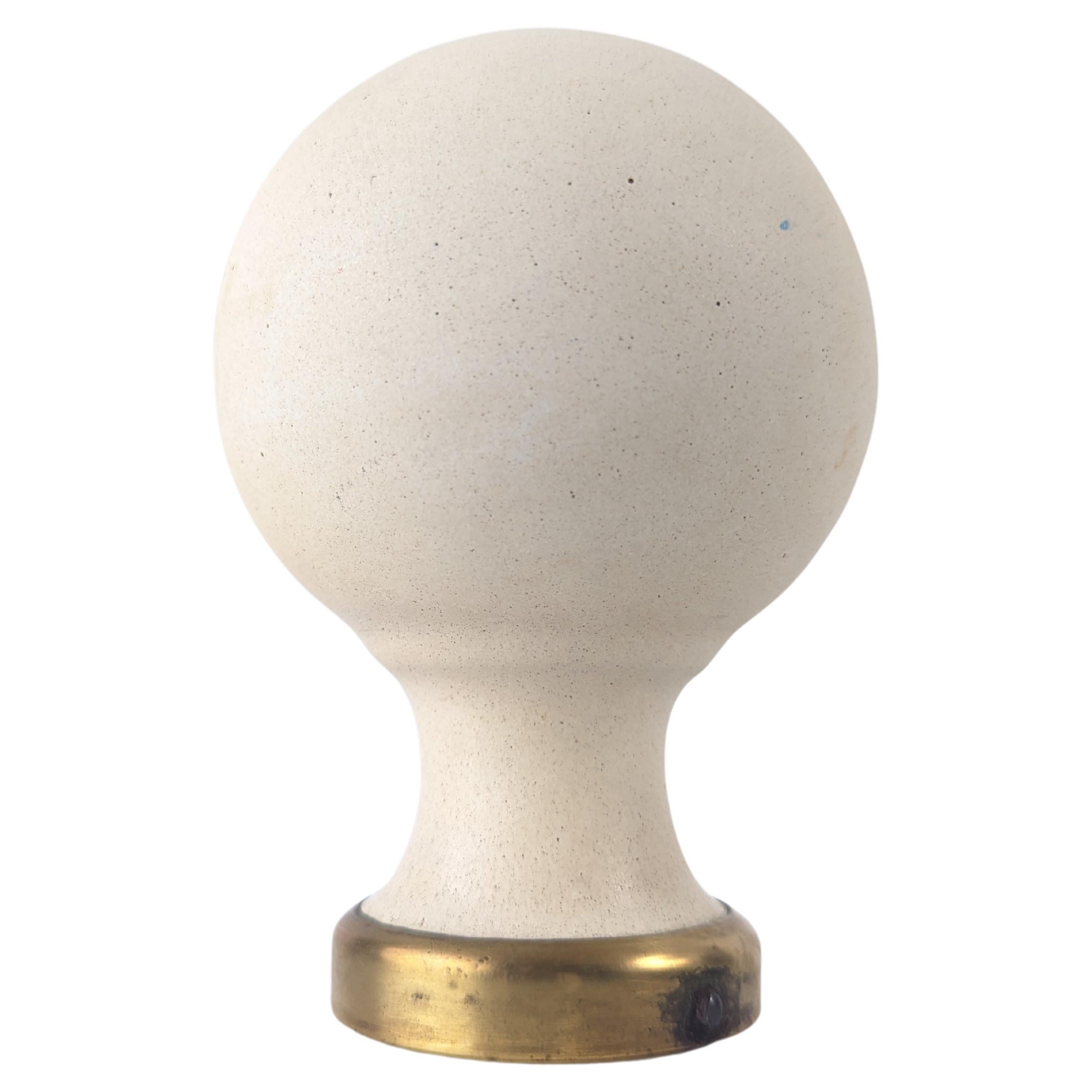 Old Ceramic Staircase Top Ball, S. XIX For Sale