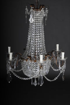 Old Chandelier in Biedermeier Style