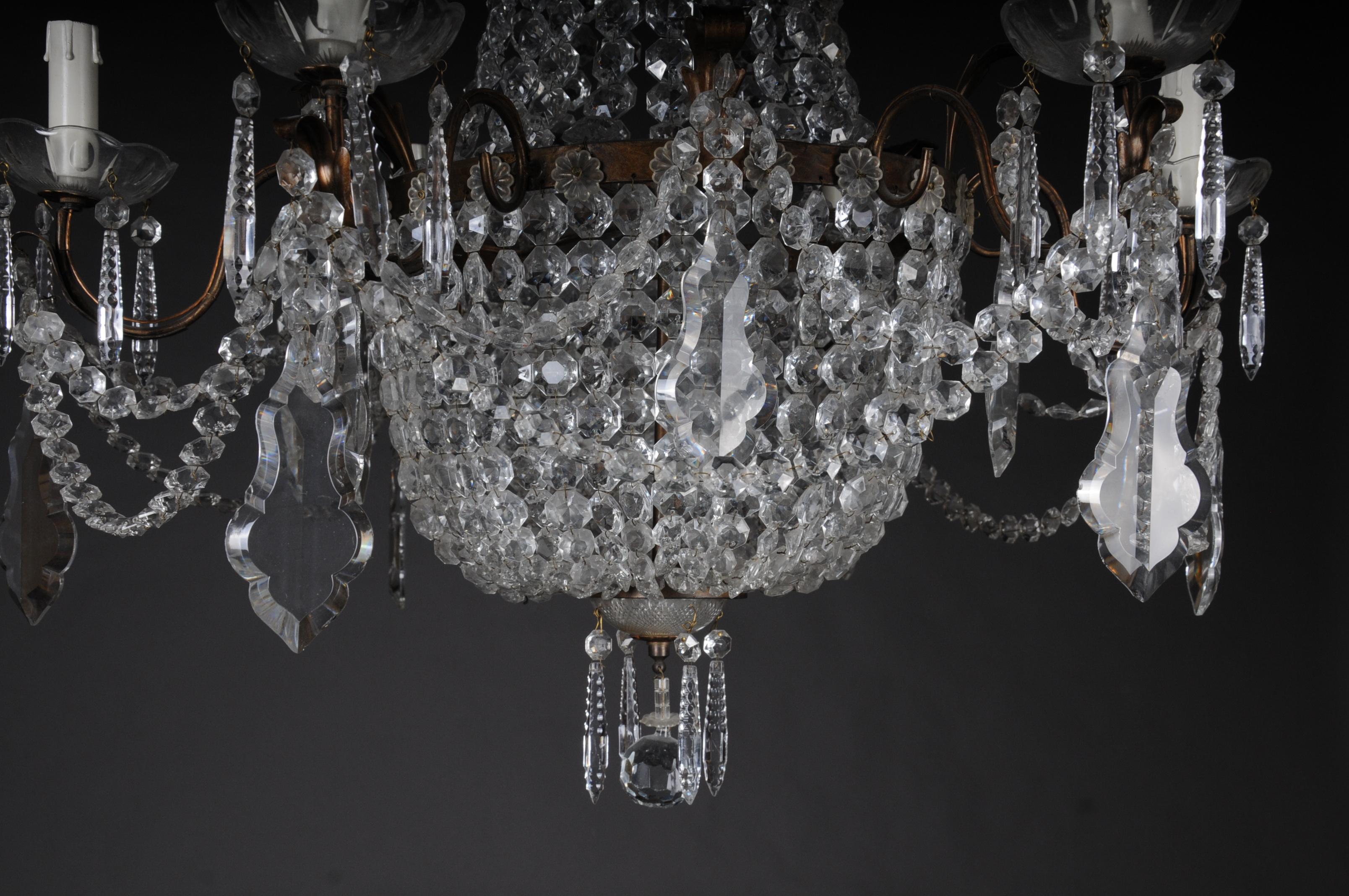 Old Chandelier in Biedermeier Style For Sale 2