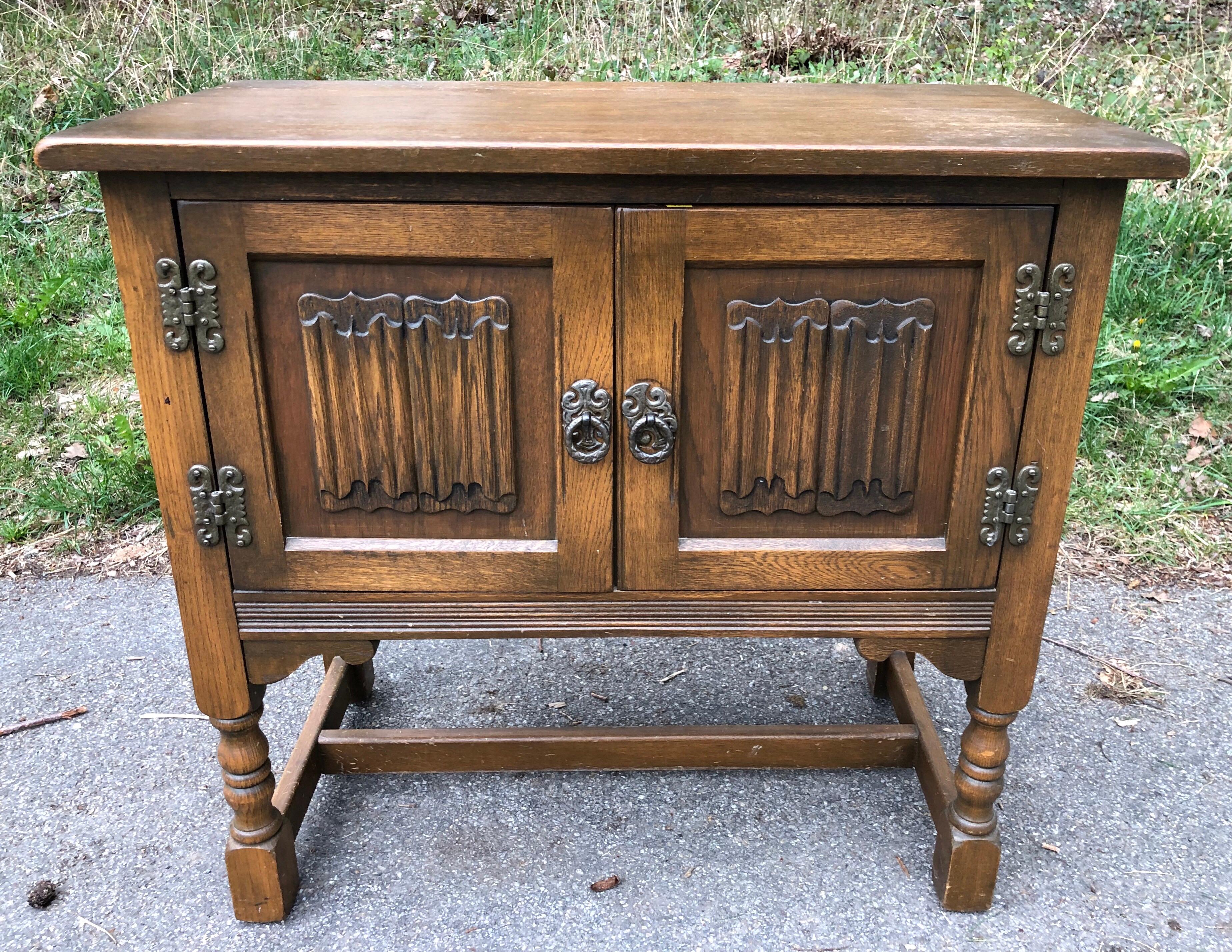 Late 20th Century Old Charm Hand Carved Swiss Made Authentic Furniture SALE 
