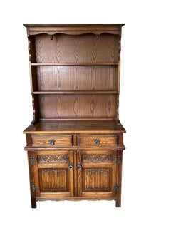 Old Charm vintage Oak Welsh dresser