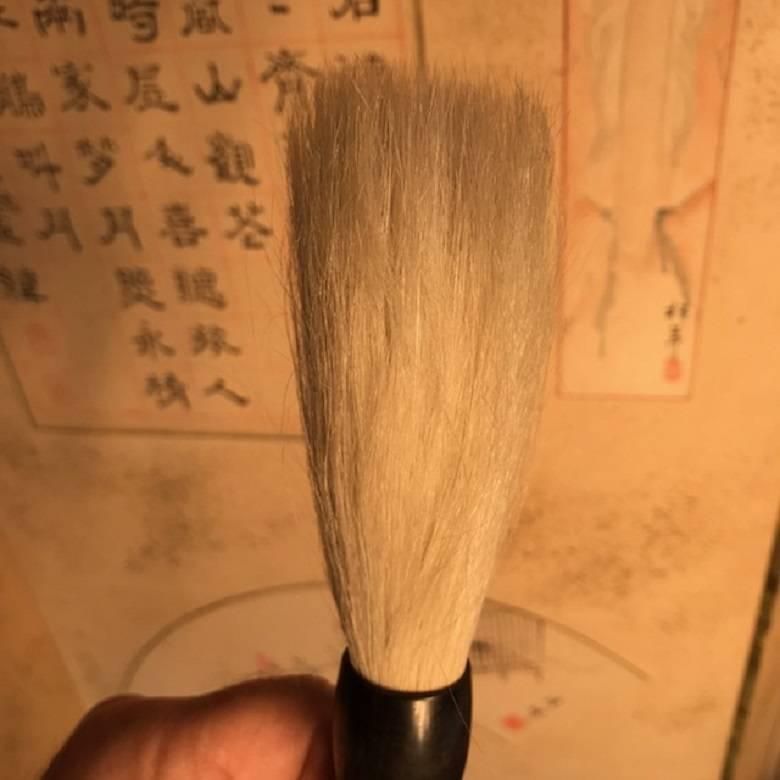 Old Chinese Carved  Ink Wash Painting Calligraphy Brushes, Rare Find 4