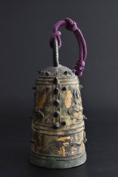 Old Chinese Copper Bell / Around the Qing Dynasty 1800s/ Buddha Statue Bell