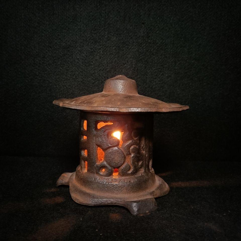 19th Century Old Chinese Iron Lantern  For Sale