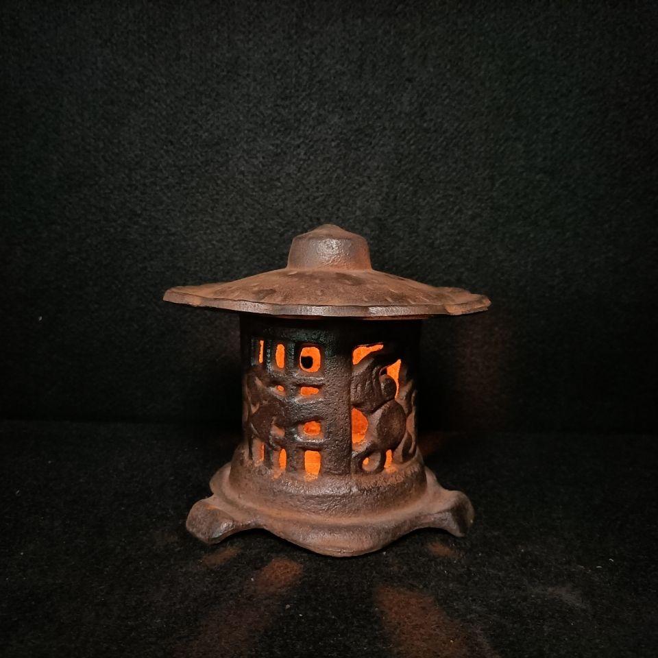 Old Chinese Iron Lantern  For Sale 1