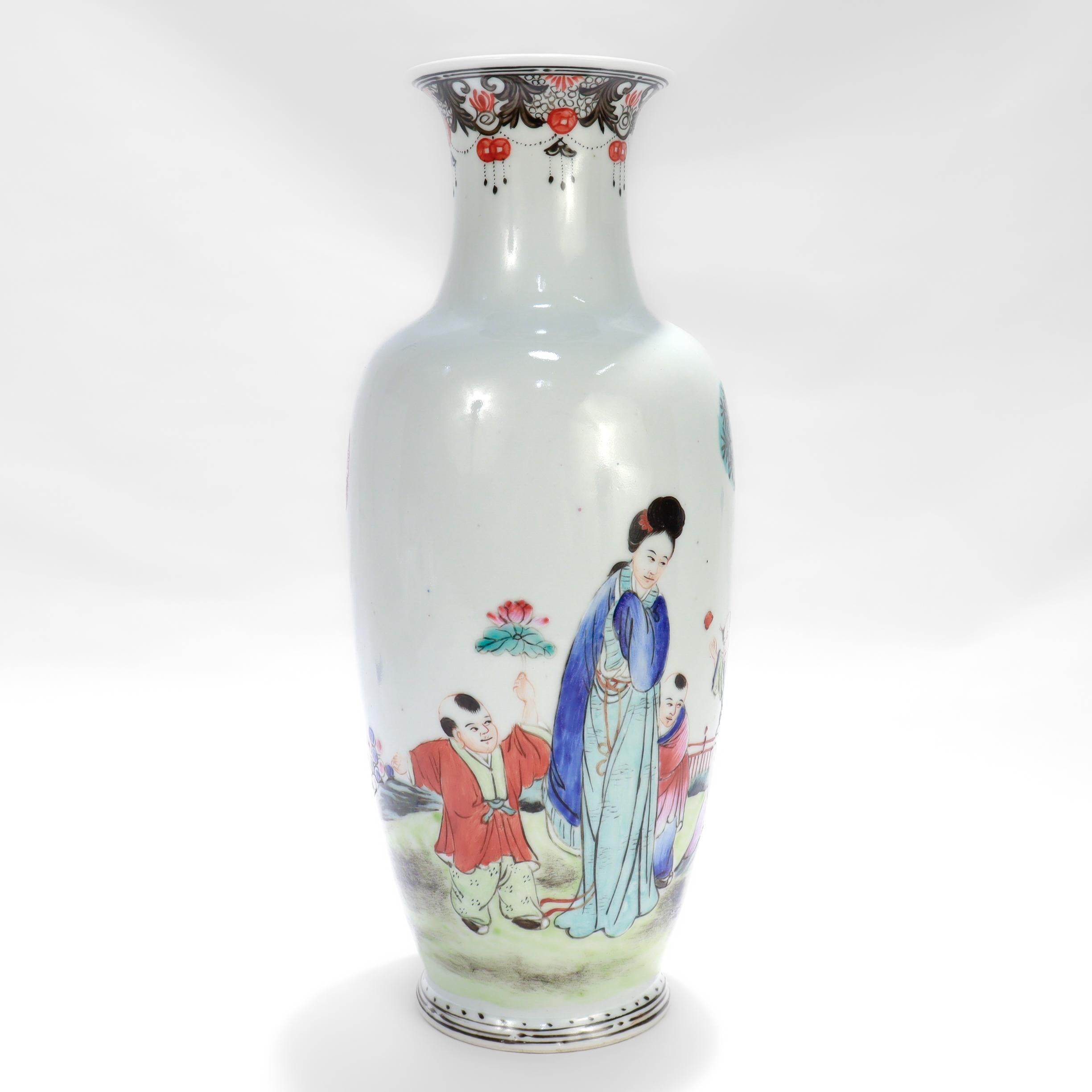 Porcelaine Vase en porcelaine de la période de l'ancienne République chinoise en vente