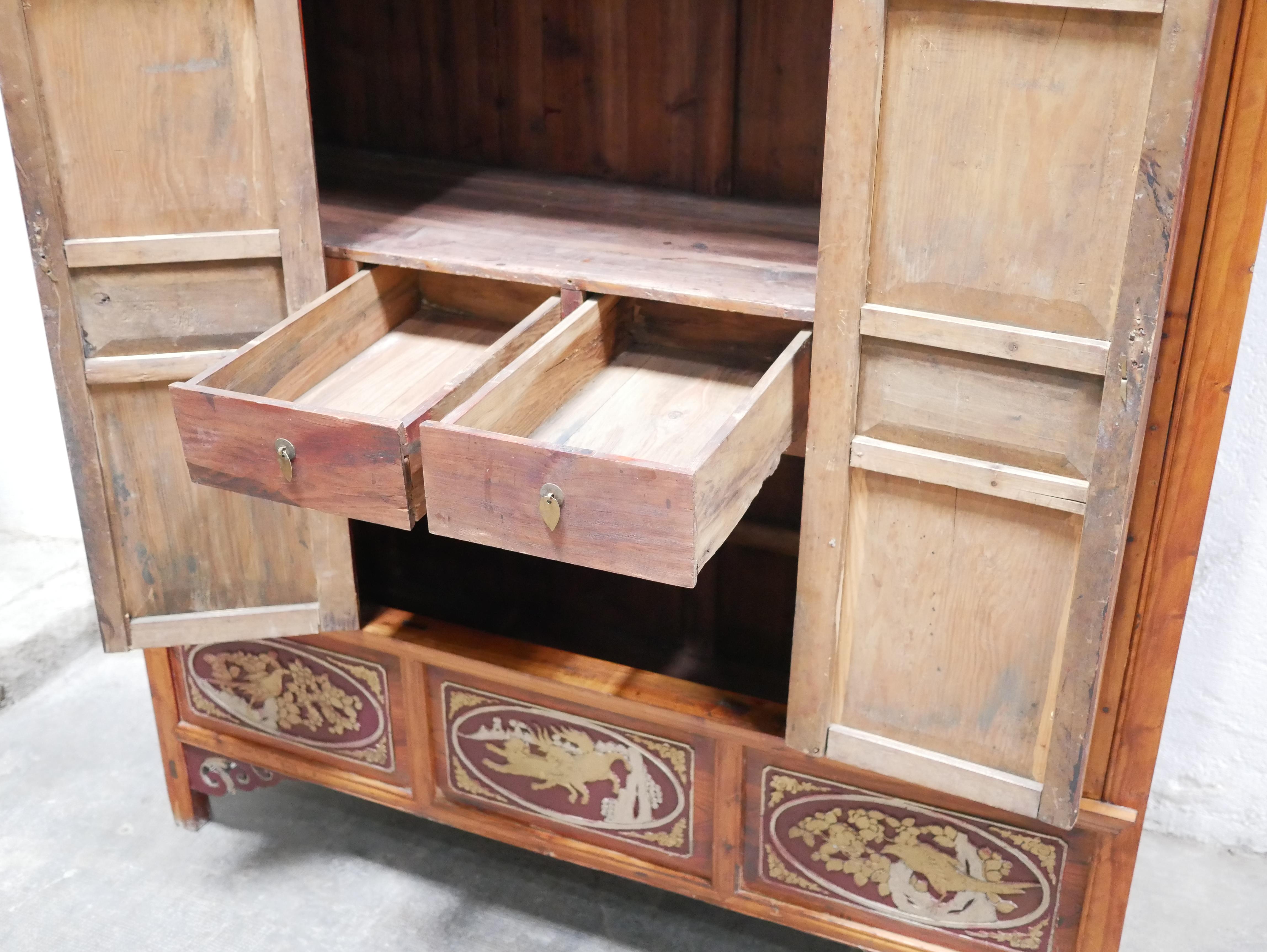 Old Chinese Wooden Cabinet For Sale 7