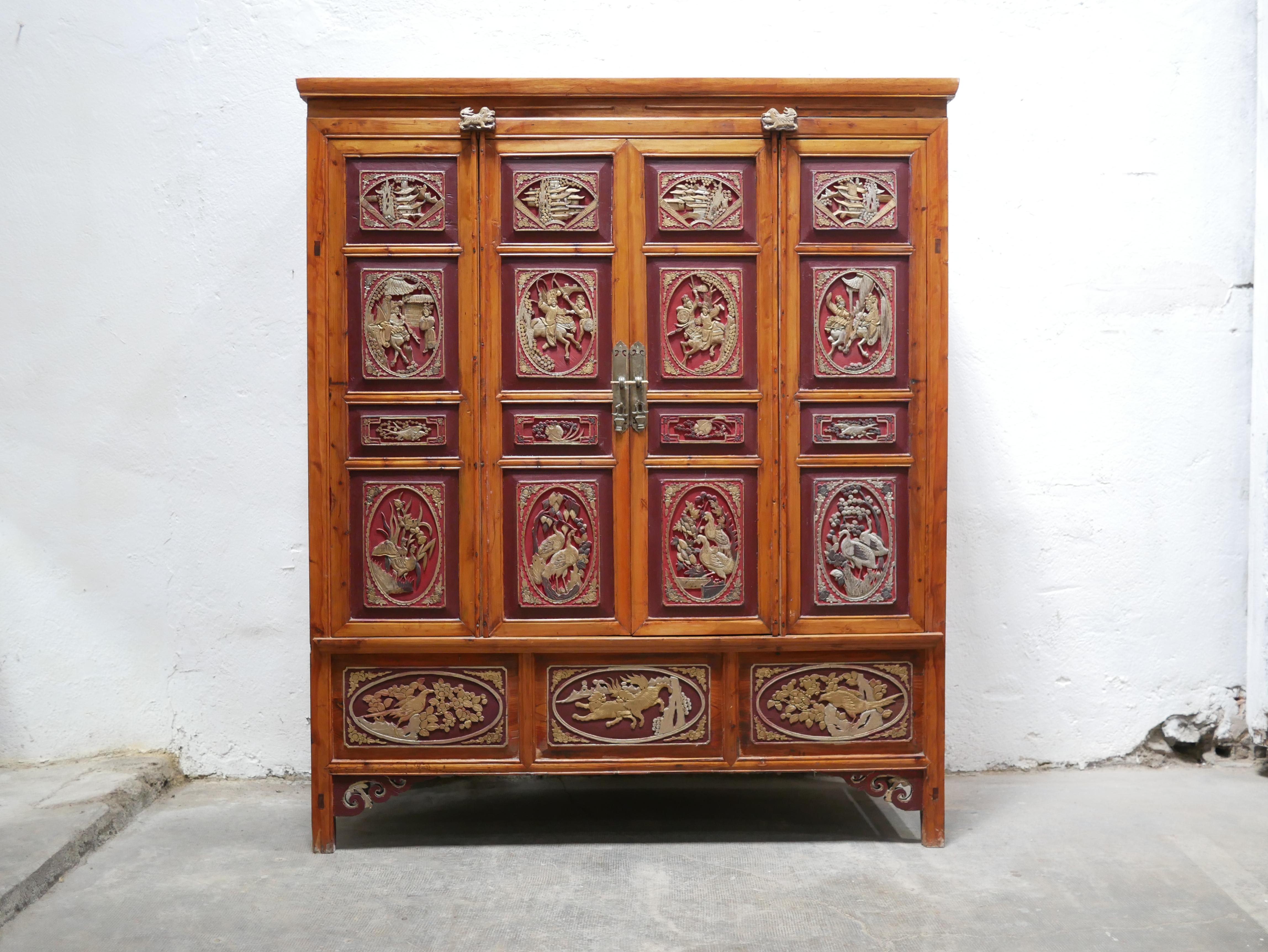 Old Chinese Wooden Cabinet For Sale 13