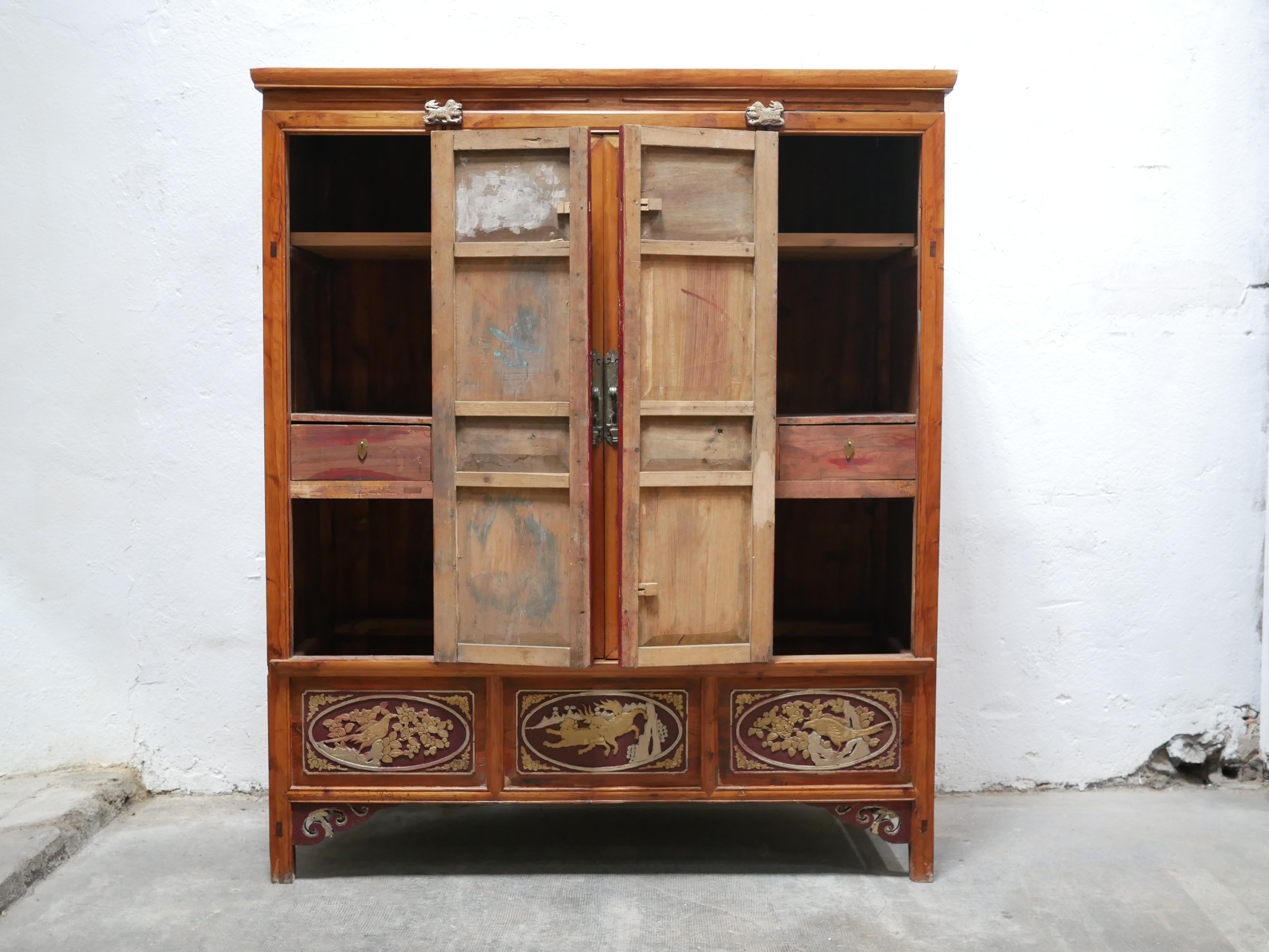 Old Chinese Wooden Cabinet For Sale 3