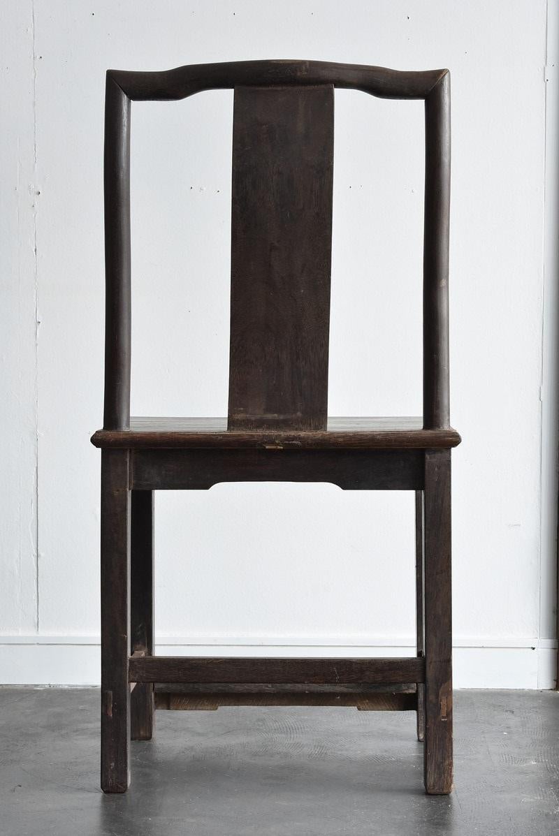 Woodwork Old Chinese Wooden Chair / 1920-1960 / Dining Chair