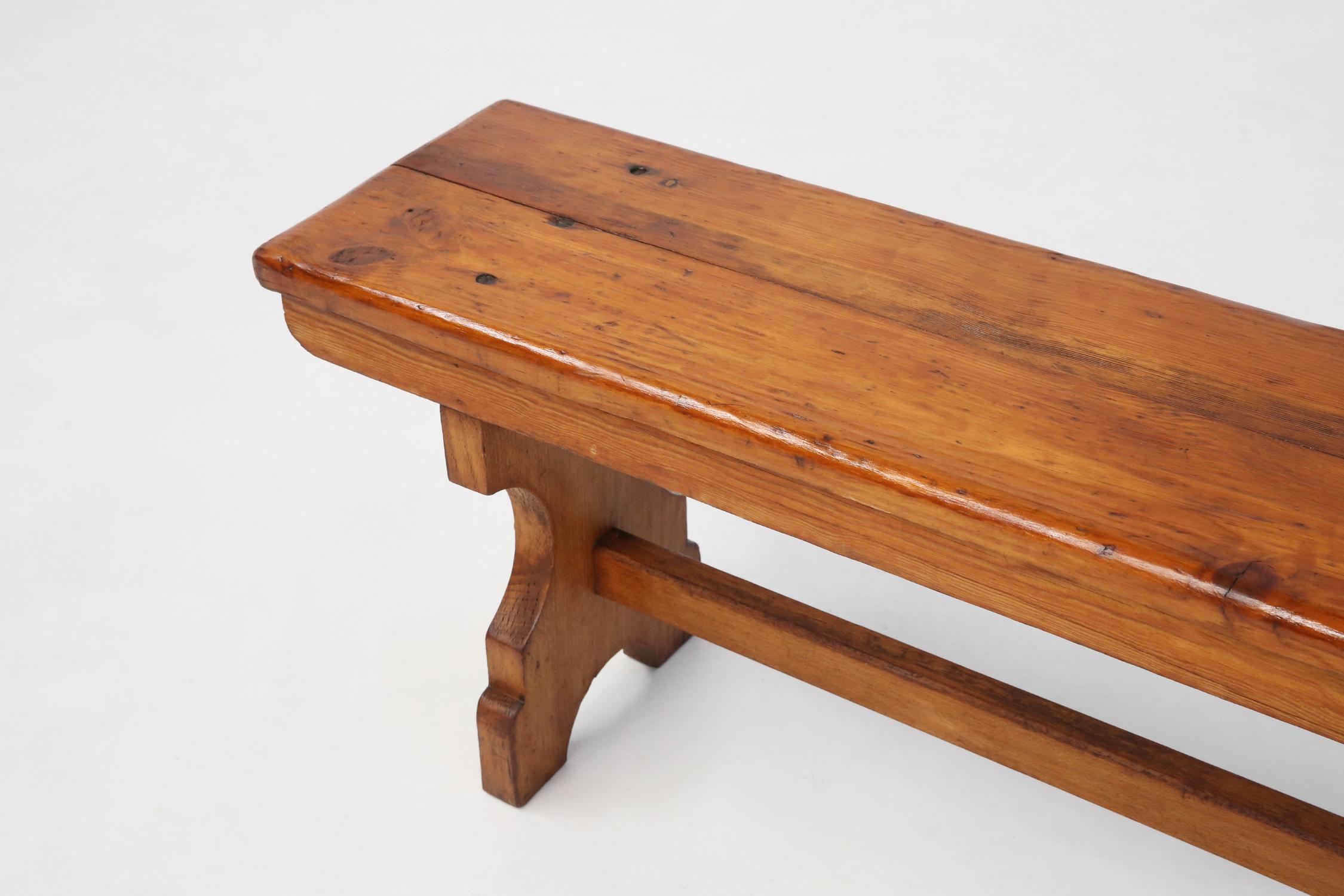 Old Church Bench, 1940s For Sale 2