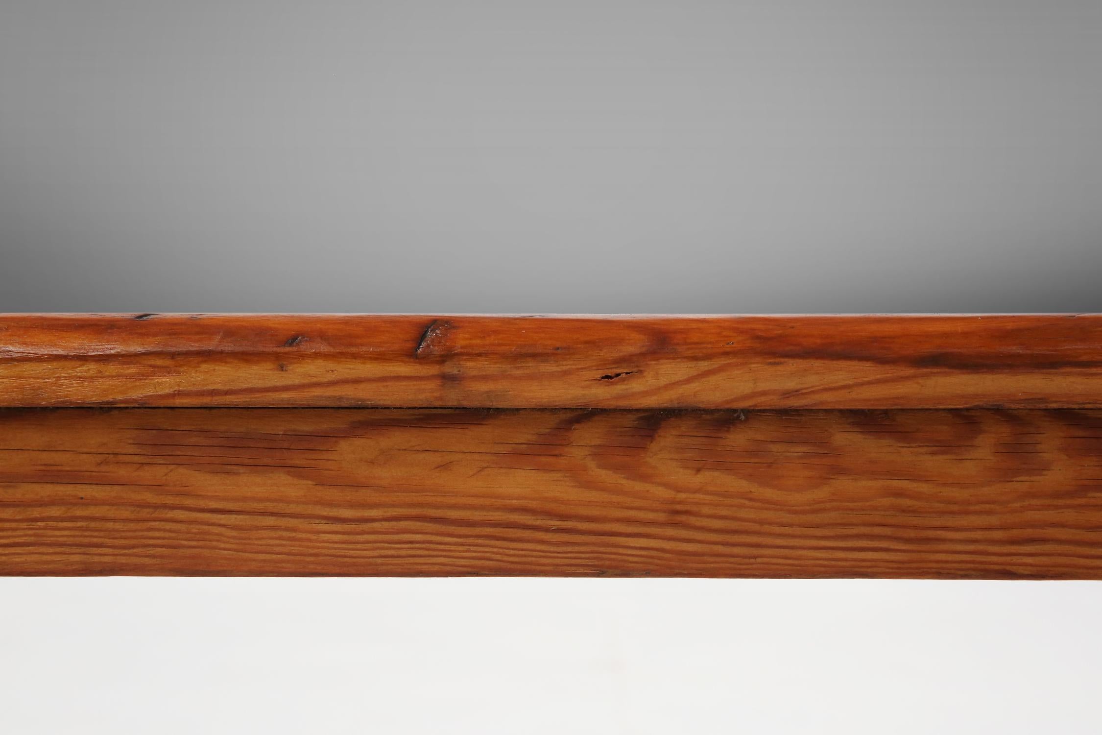 Mid-20th Century Old Church Bench, 1940s For Sale