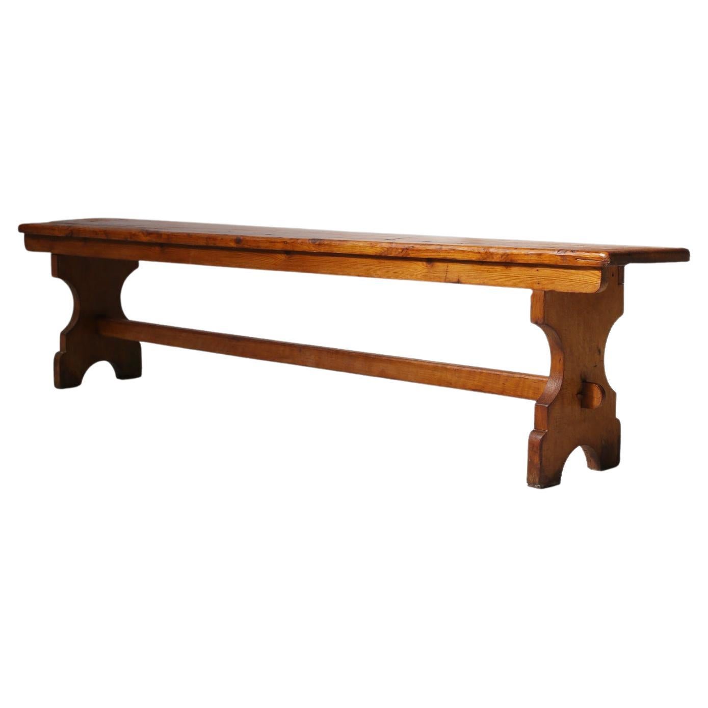 Old Church Bench, 1940s For Sale