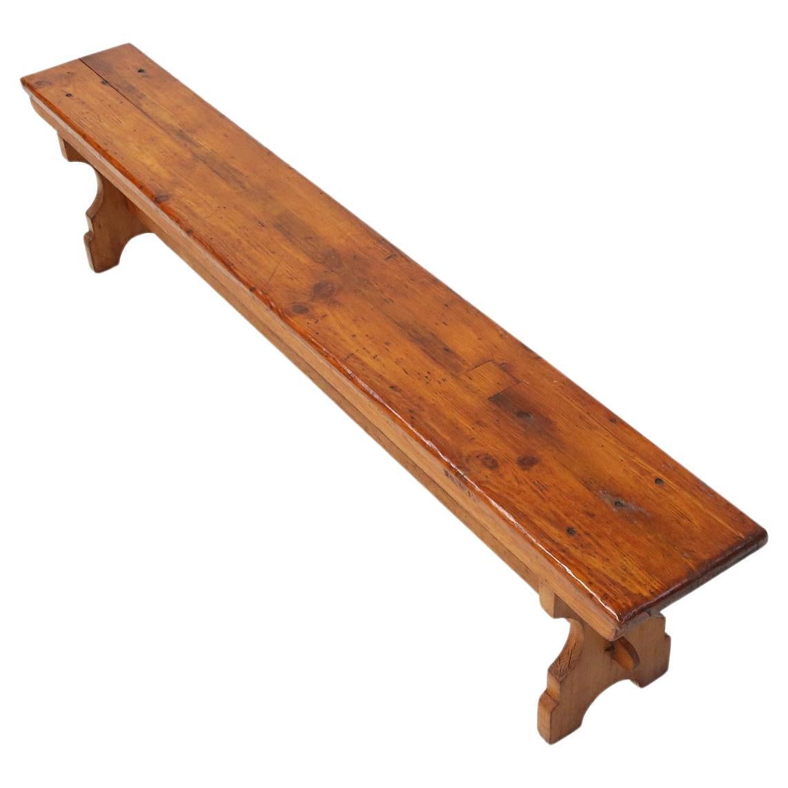 Old Church Bench, 1940s For Sale