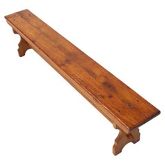 Antique Old Church Bench, 1940s